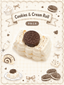 Cookies and Cream Cake Roll Taba Squishy