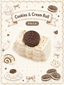 Cookies and Cream Cake Roll Taba Squishy