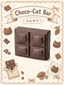 Kawaii Choco-Cat Slowrising Squishy Chocolate Bar