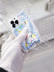 Line Dog IPhone 16, Taba Squishy