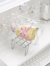 Cream Butterfly Bow Taba Squishy