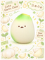 Adorable Sprouting Garlic Clove Slowrising Squishy Toy