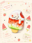 Beary Watermelon Ice Pop Taba Squishy