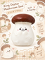 Adorable Mushroom Seal Pup Taba Squishy - Handmade Silicone Stress Relief Toy