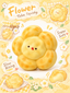 Sunshine Blossom Slowrising Squishy Bun