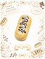Creamy Chocolate Drizzle Eclair Taba Squishy Fidget Toy