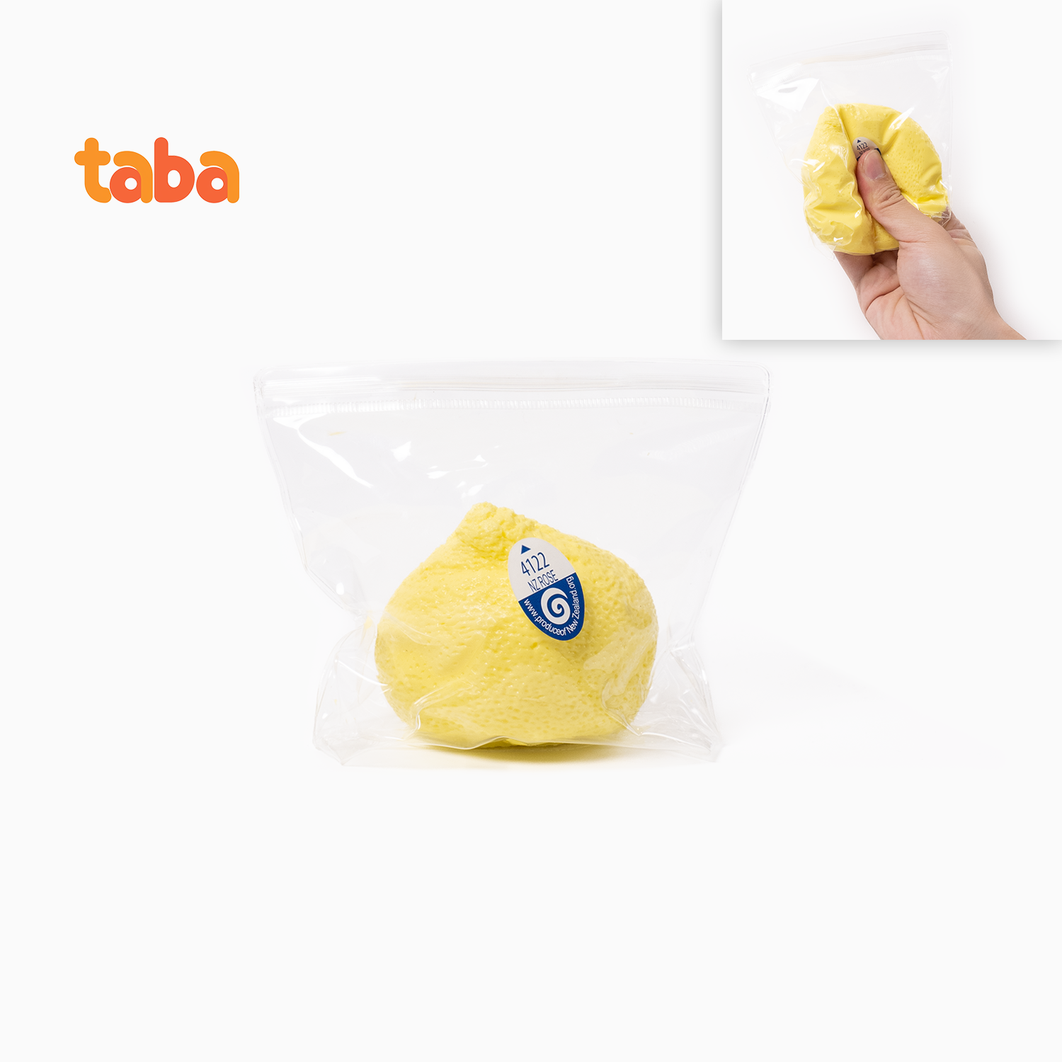 Realistic Lemon Taba Squishy