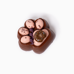 Chocolate Cat Paw Squishy - GleeGrip