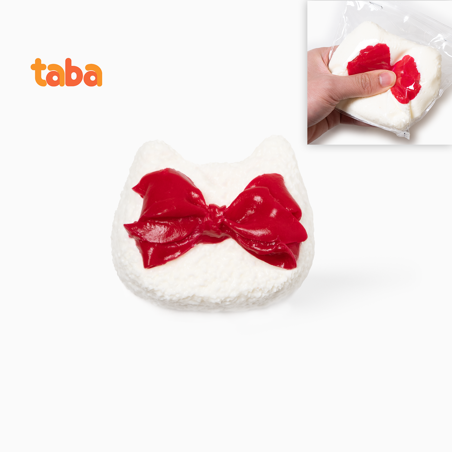 Christmas Bow Cat Taba Squishy - GleeGrip