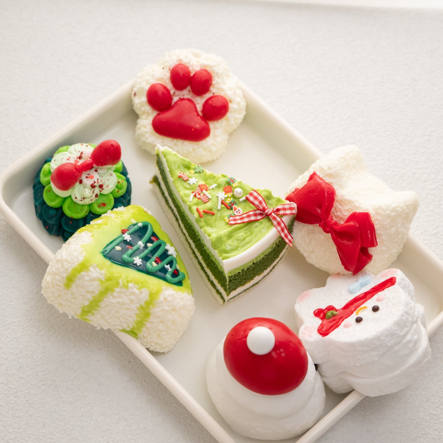 Christmas Onigiri Taba Squishy - GleeGrip