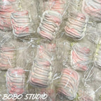 Pastel Cream Swirl Taba Squishy - Realistic Dessert Fidget Toy