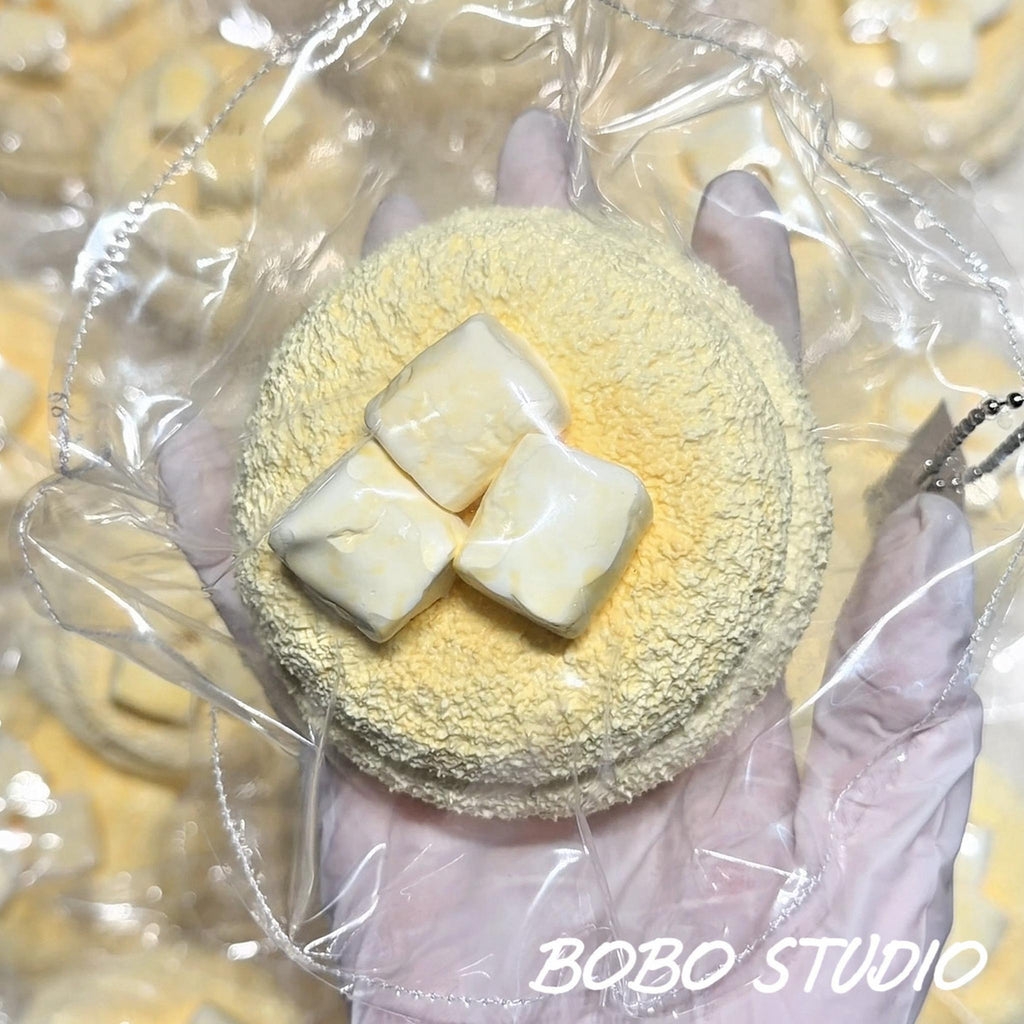 Marshmallow Topped Soy Milk Cookie Taba Squishy