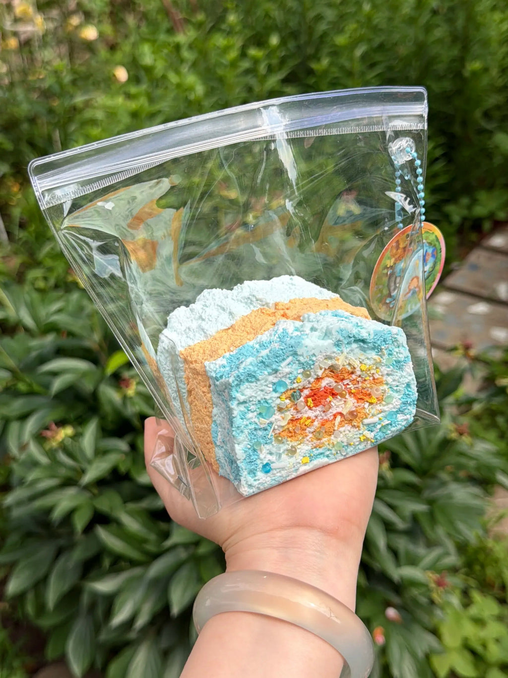 Starry Garden Sunset Beach Layered Dessert Taba Squishy