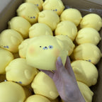 Sunshine Yellow Pudding Pup Slowrising Squishy Toy