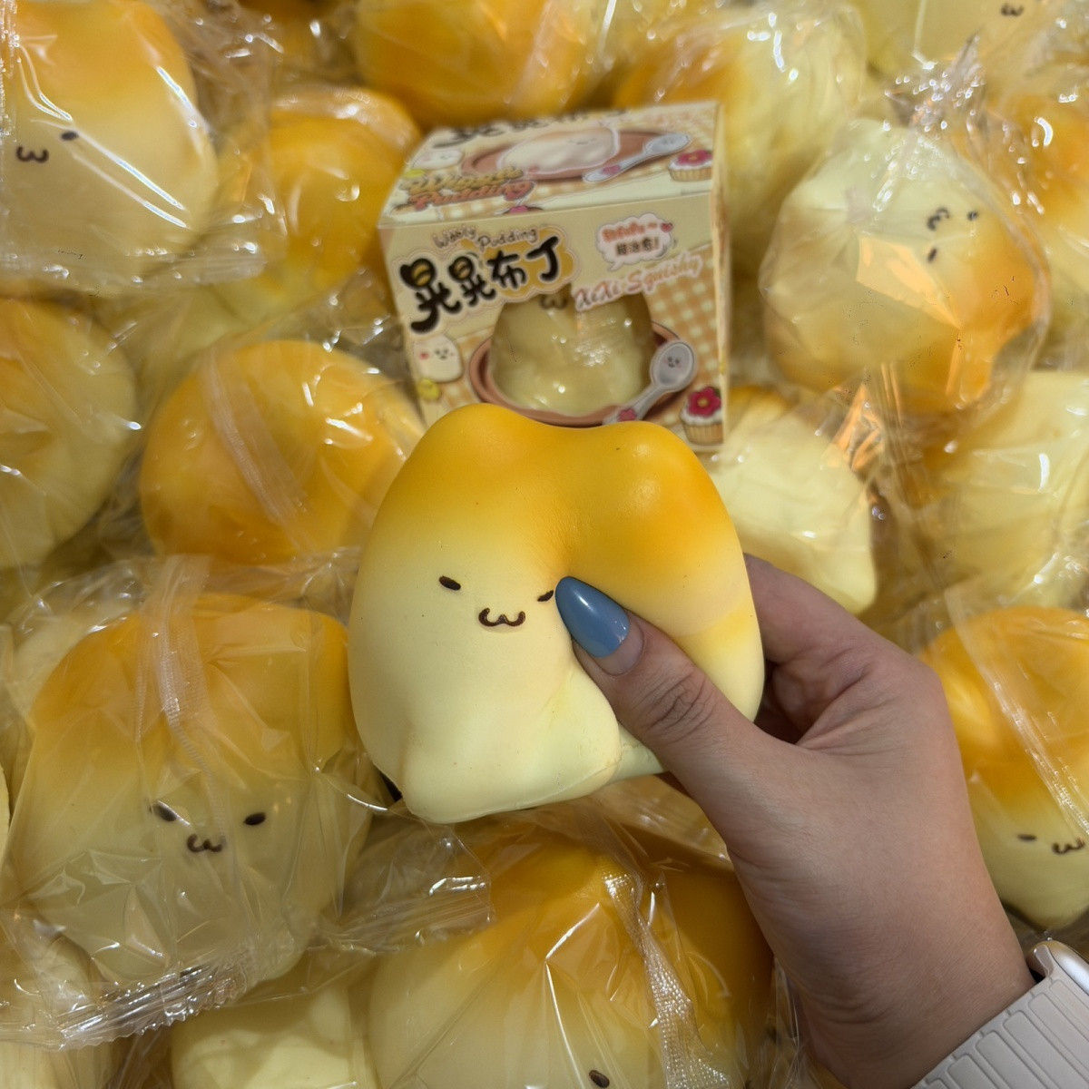 Jiggly Cat Pudding Slowrising Squishy Toy