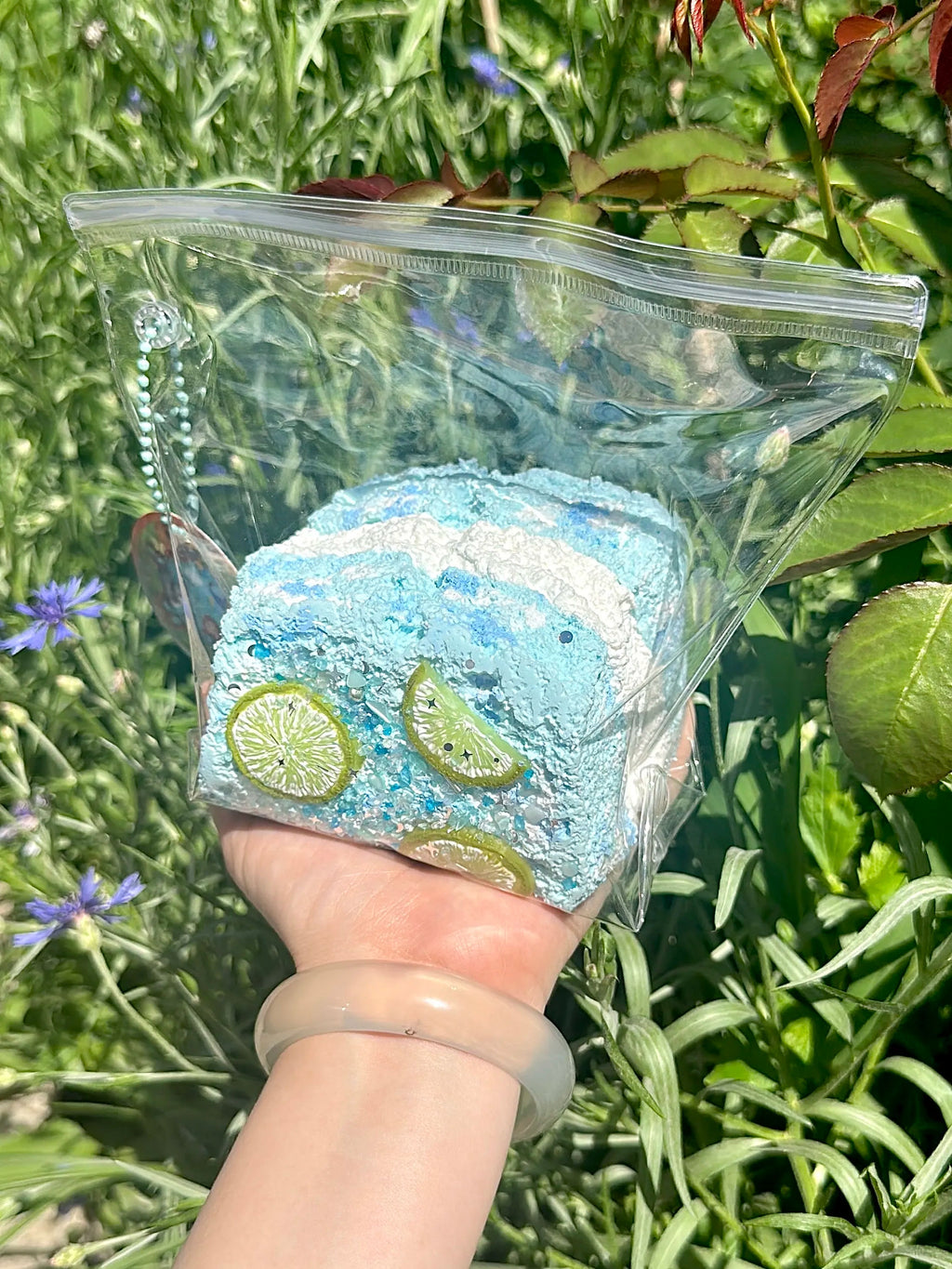 Starry Garden Sparkling Lime Fizz Cake Taba Squishy