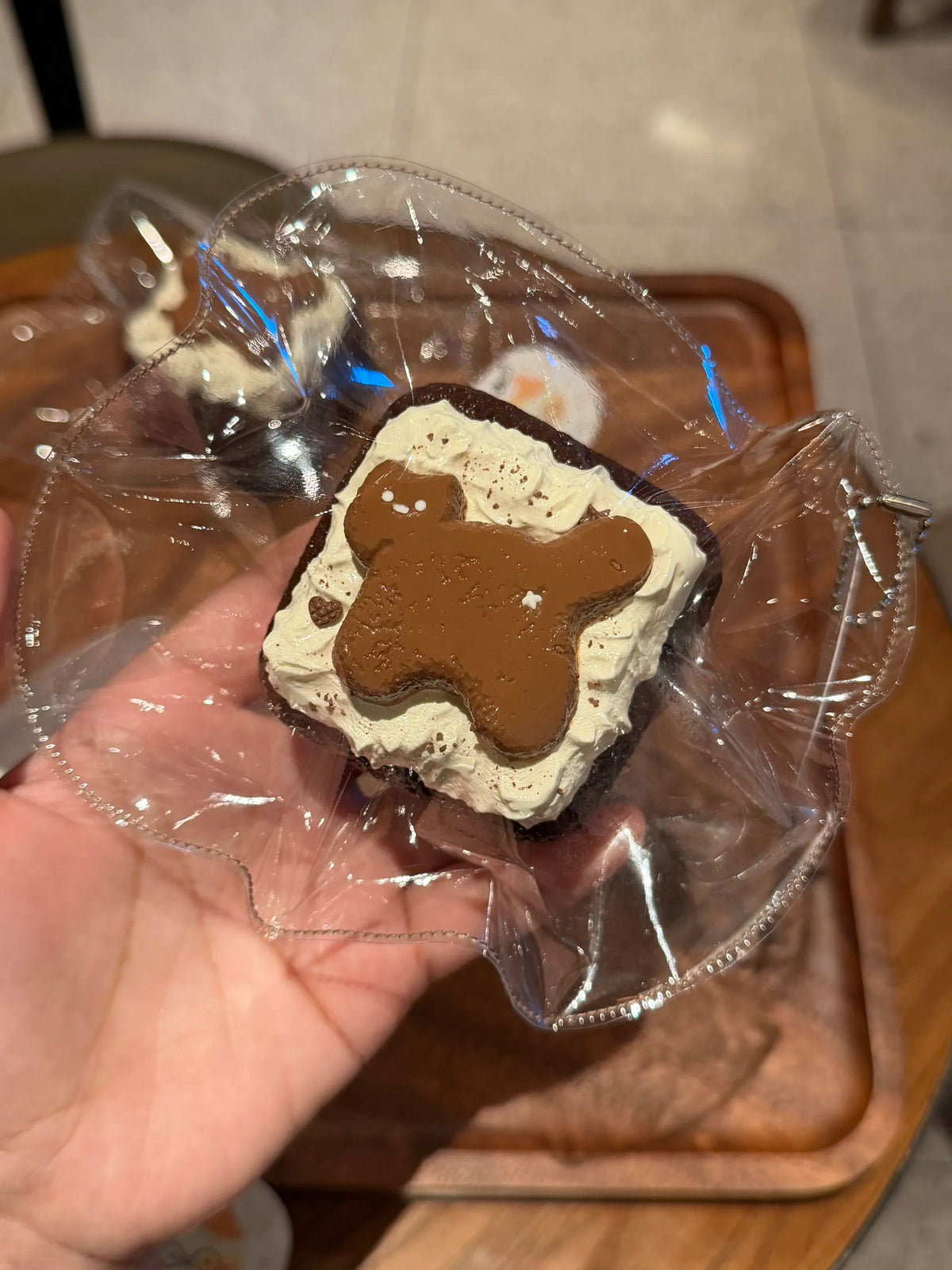 Frosted Kitty Chocolate Toast Taba Squishy