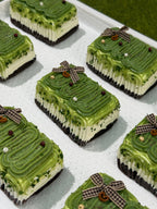 Festive Pistachio Brownie Cake Taba Squishy