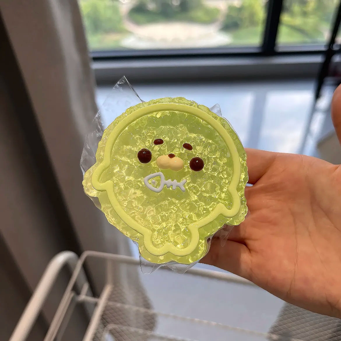 Crystal Seal Taba Squishy - Cute Jelly Animal Fidget Toy for Stress Relief