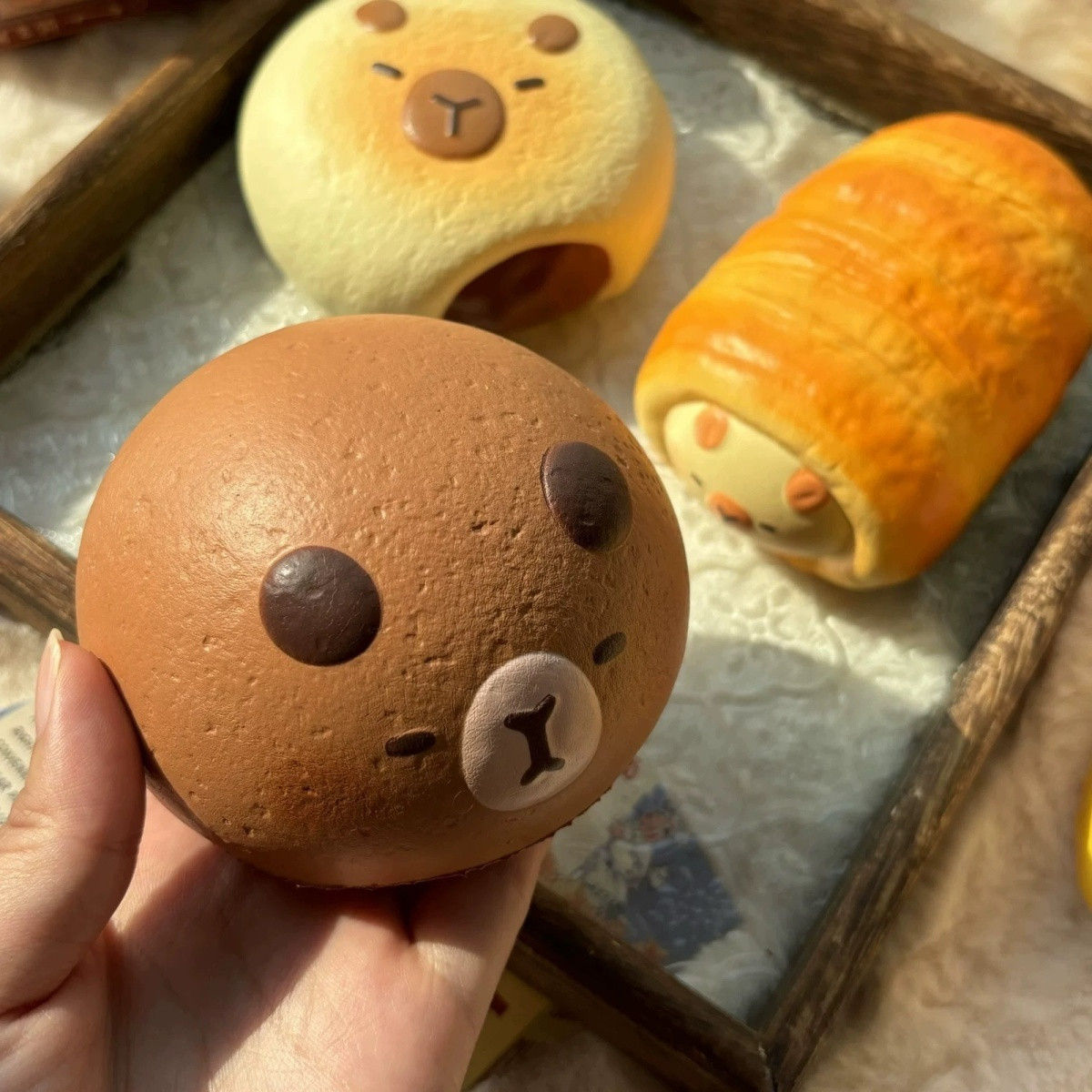Moozy Slowrising Adorable Bear Bun