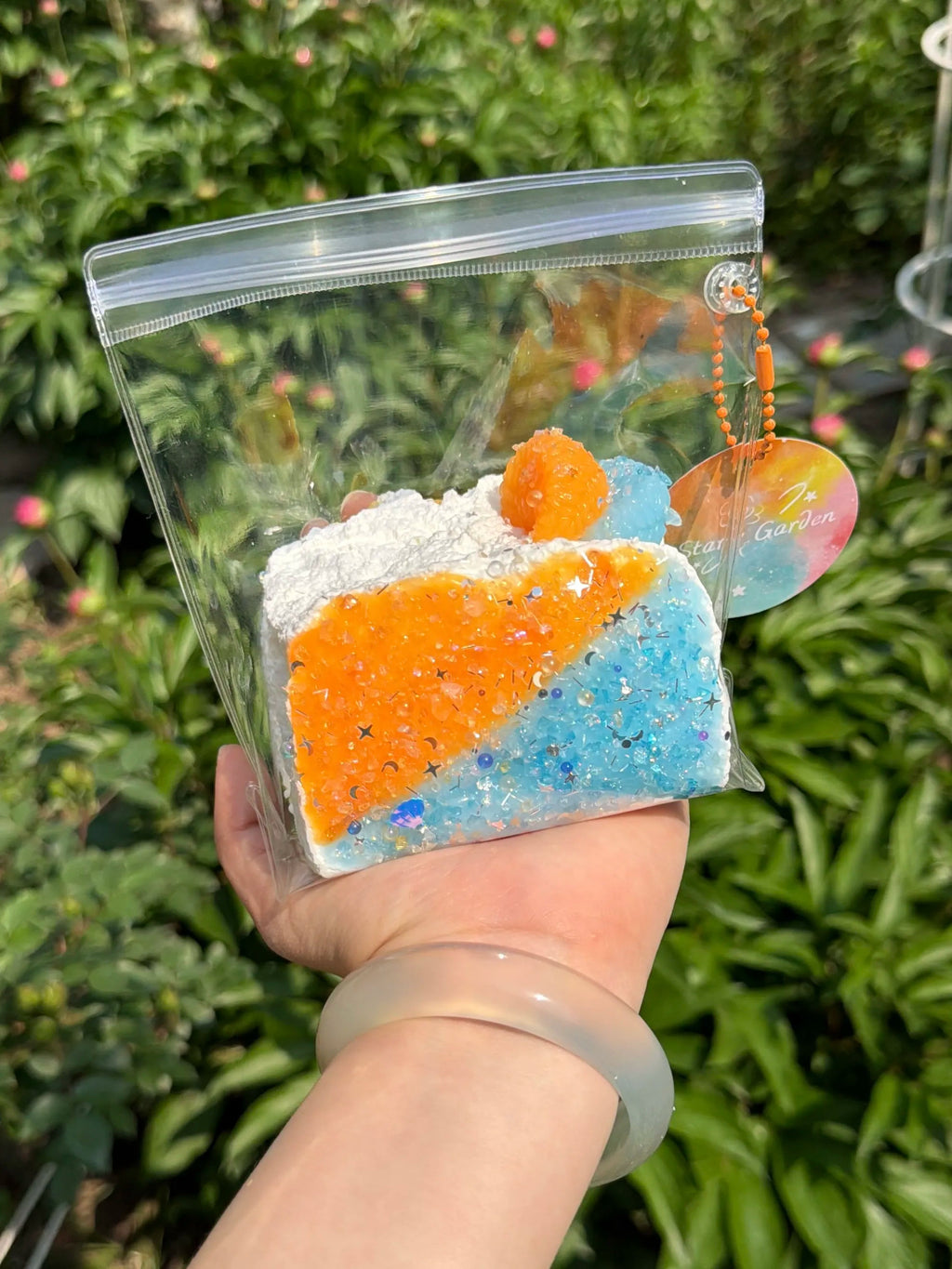 Frosted Ocean Sunset Toast Taba Squishy