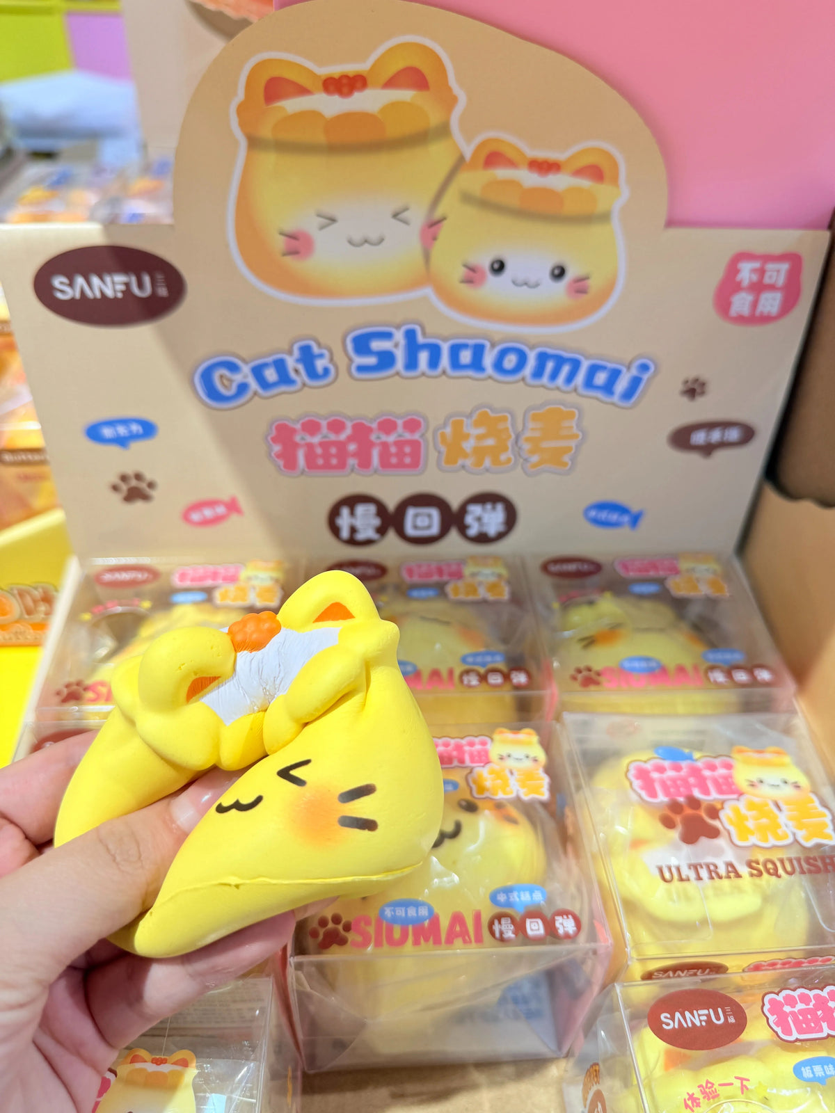 CS Adorable Kitty Dumpling Slowrising Squishy Toy