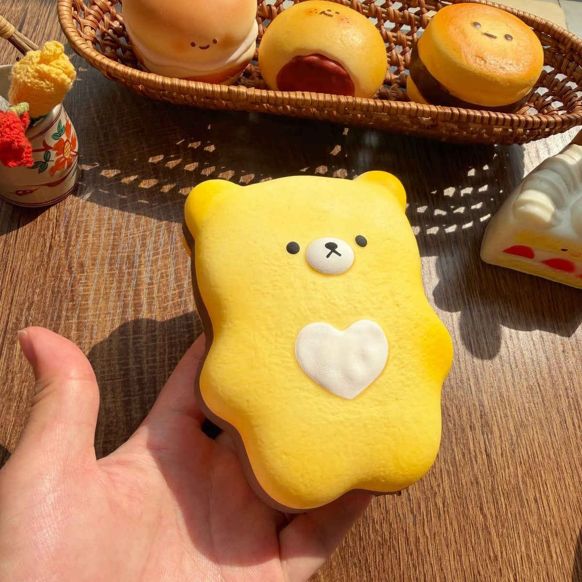 Moozy Slowrising Sweetheart Bear Cookie