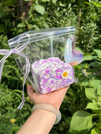 Starry Garden Violet Crystal Daisy Taba Squishy