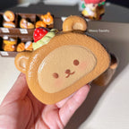 Moozy Strawberry Bear Cake Roll Slowrising Squishy