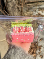 Starry Garden Strawberry Matcha Cream Cake Taba Squishy