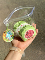 Starry Garden Watermelon Cake Roll Taba Squishy