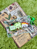 Kawaii Foodie Friends Taba Squishy Keychain Set