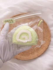 Matcha Swiss Roll Taba Squishy- AikeBoo Handmade