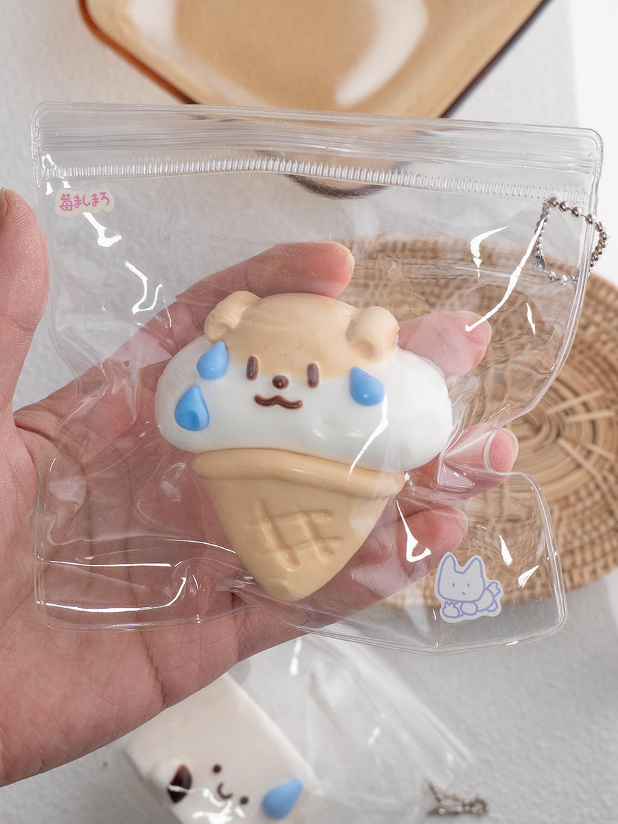 Ice Cream Hamster Taba Squishy - AikeBoo Handmade