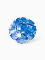 Blue Glass Germ Stress Ball