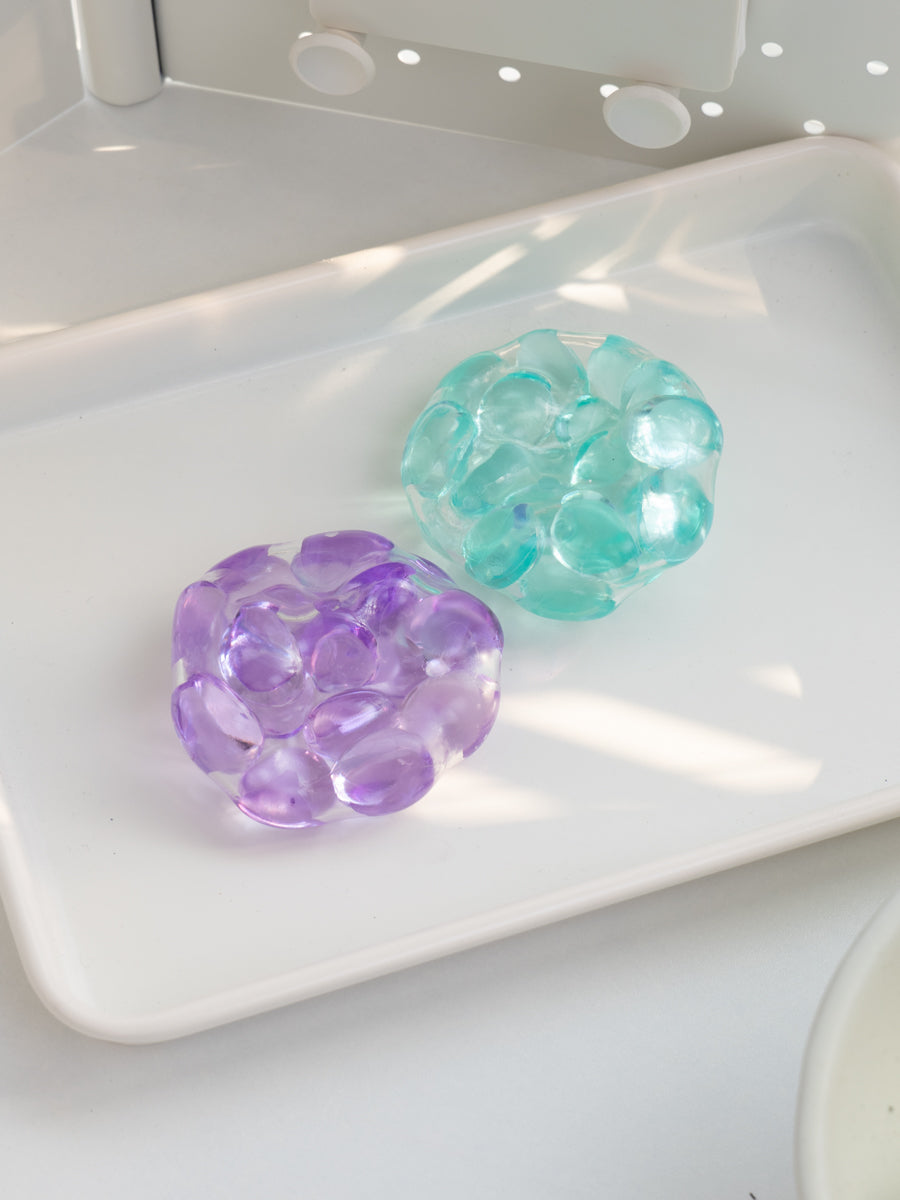 Purple Resin Gemstone Stress Ball （BOGO）