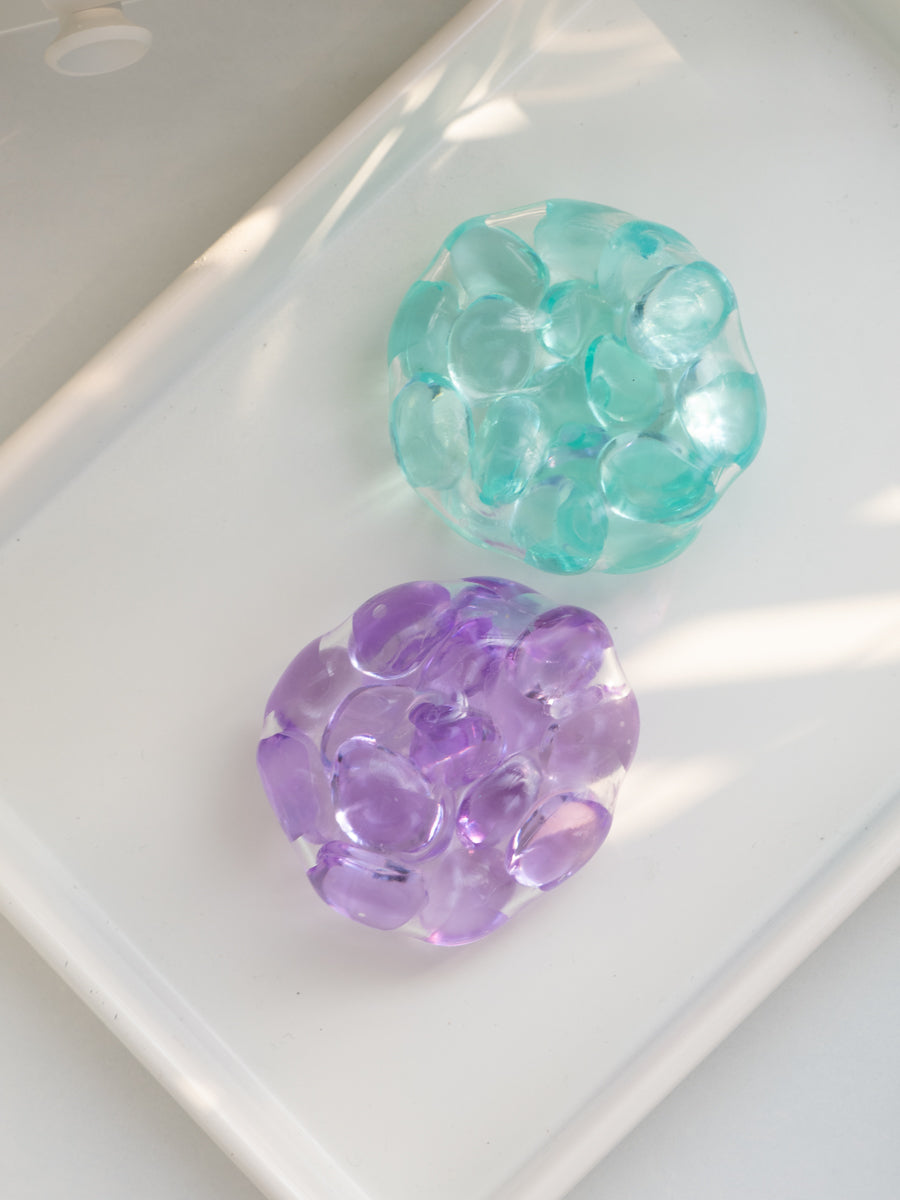 Purple Resin Gemstone Stress Ball （BOGO）