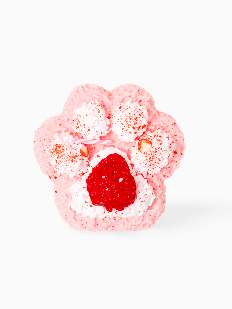 Strawberry Cream Cat Paw Taba Squishy