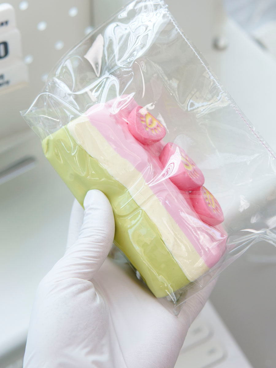 Strawberry Matcha Cake Taba Squsihy