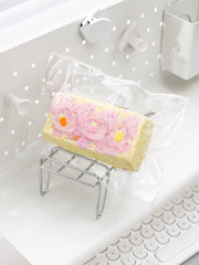 Strawberry Fluffy Cake Taba Squishy