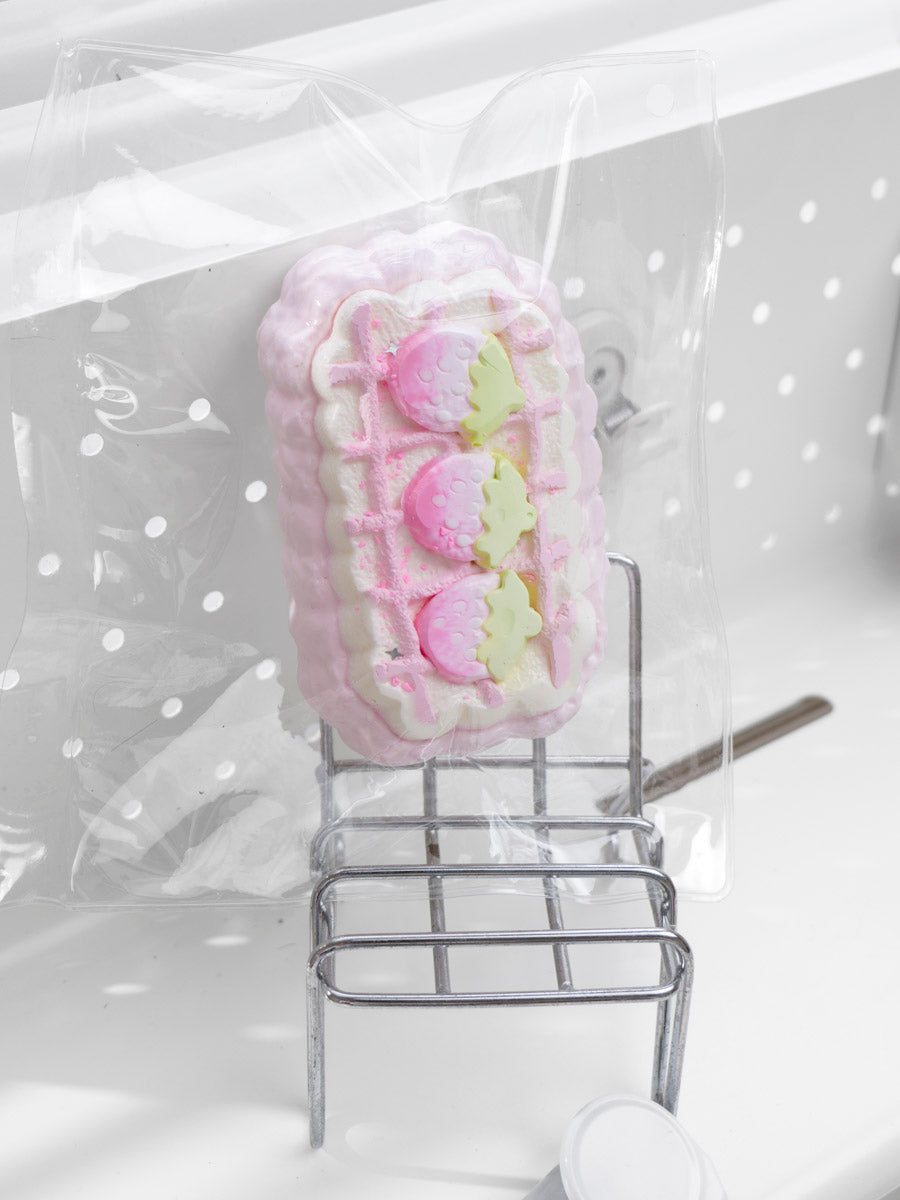 Sweet Strawberry Waffle Taba Squishy