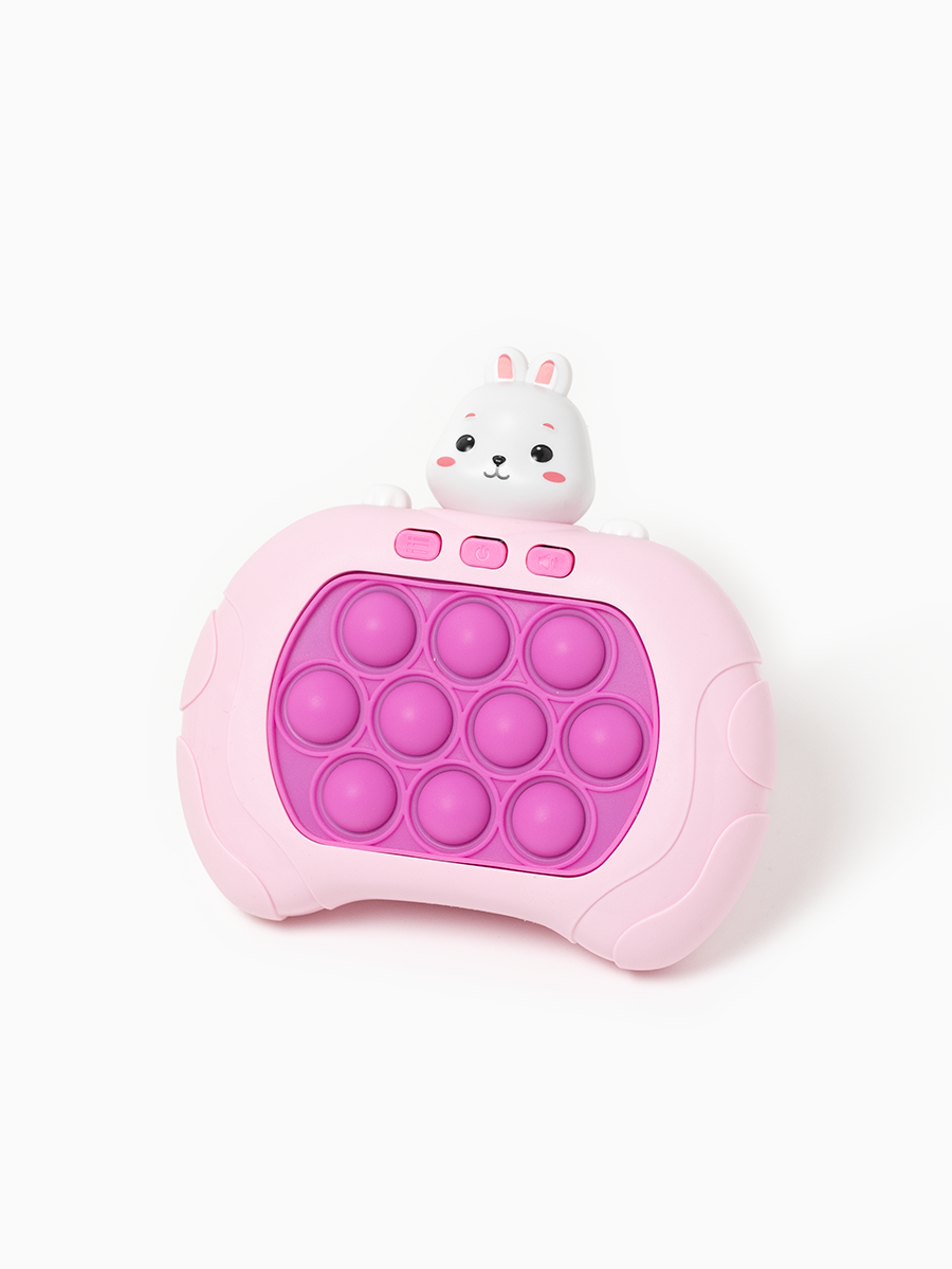 Bear Themed Quick Push Pop Game Console for Kids