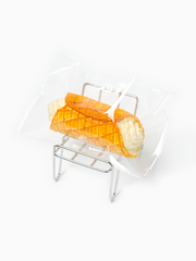 Vanilla Waffle Roll Taba Squishy