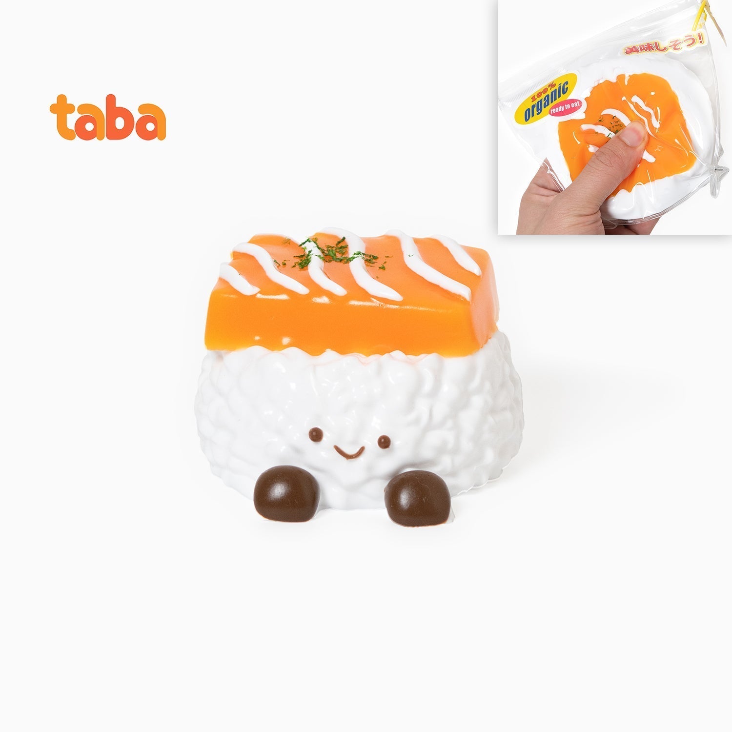 Salmon Rice Ball Taba Squishy- JC - GleeGrip