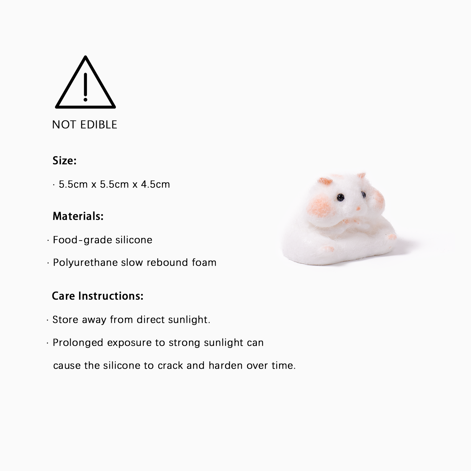 Watery Soft Hamster Squishy - GleeGrip