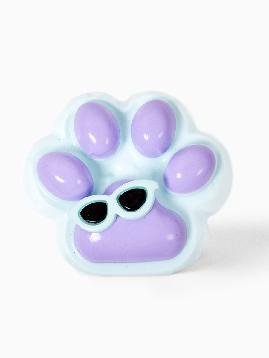 Blue and Purple Sunglass Cat Paw