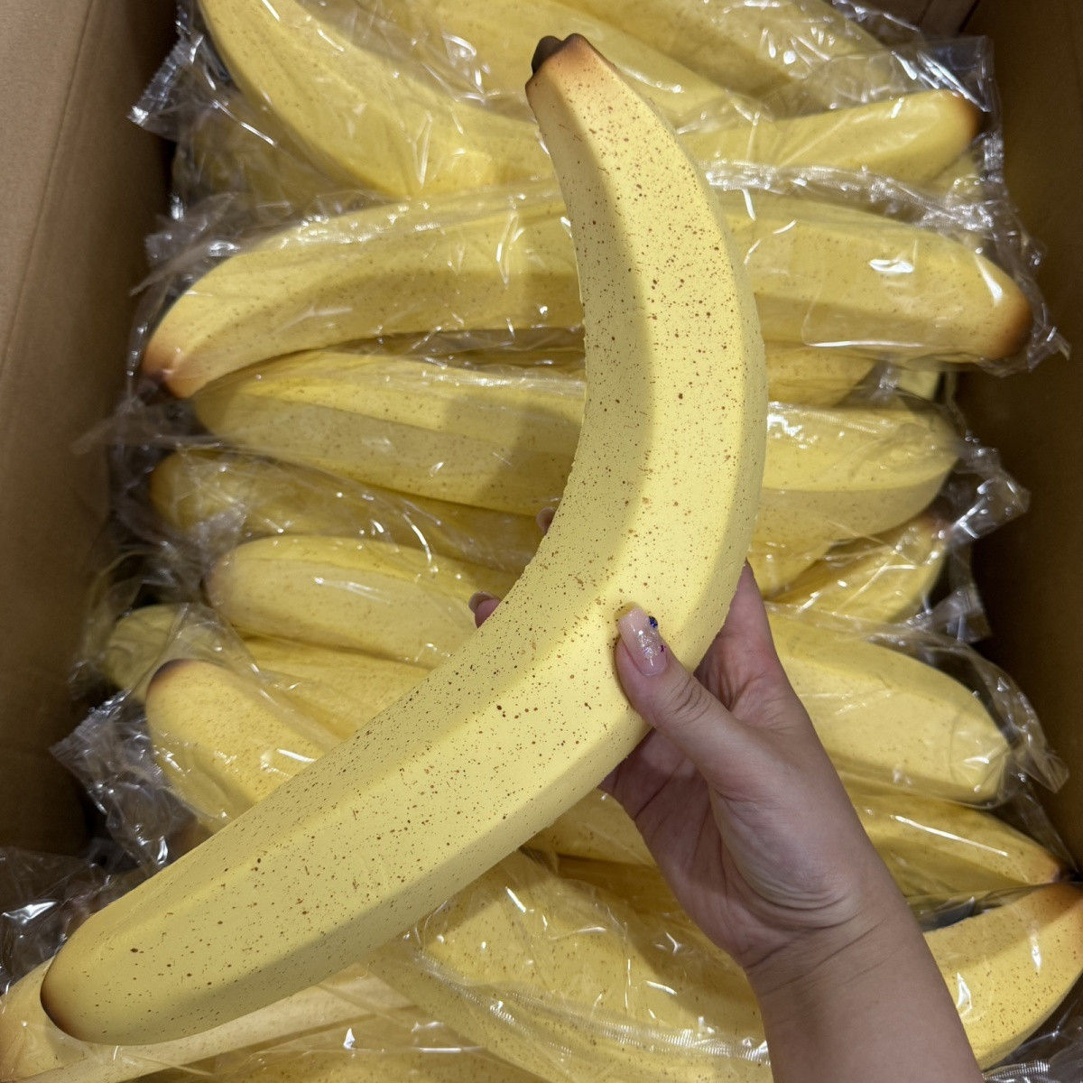 Giant Lifelike Banana Slowrising Squishy Fidget Toy