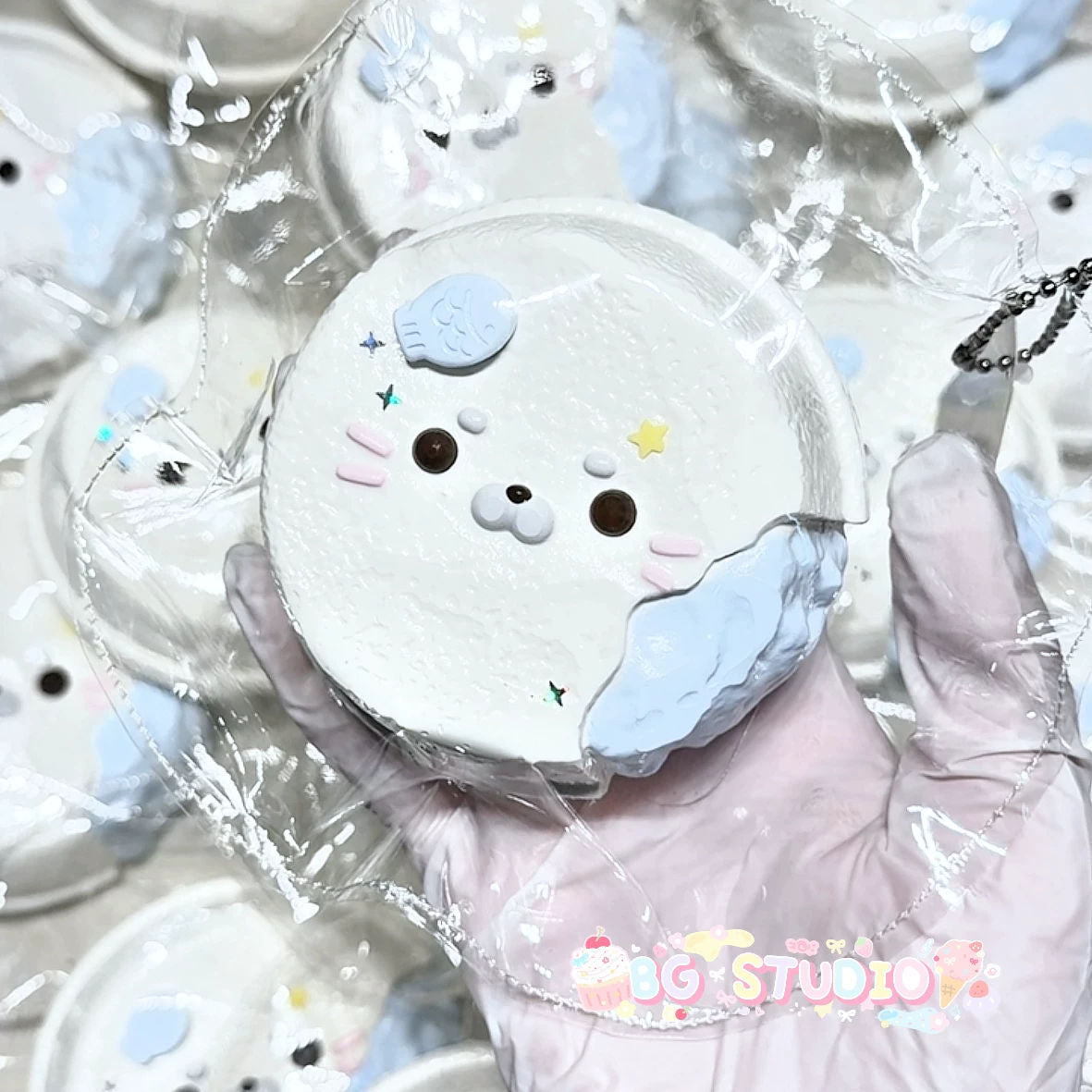 Adorable Seal Macaron Taba Squishy Stress Relief Fidget Toy