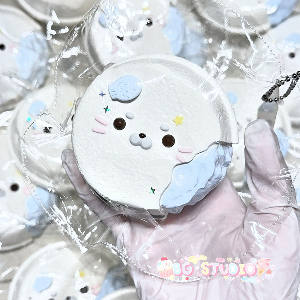 Adorable Seal Macaron Taba Squishy Stress Relief Fidget Toy