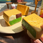 Moozy Slowrising Heavenly Matcha & Red Bean Waffle Sandwich